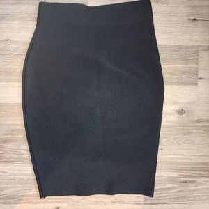 Black bandage skirt